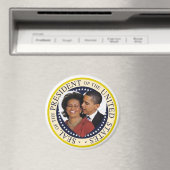 President Obama Keepsake Large 3" Magneet (Insitu (Vaatwasser))