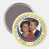 President Obama Keepsake Large 3" Magneet (Voorkant / Achterkant)