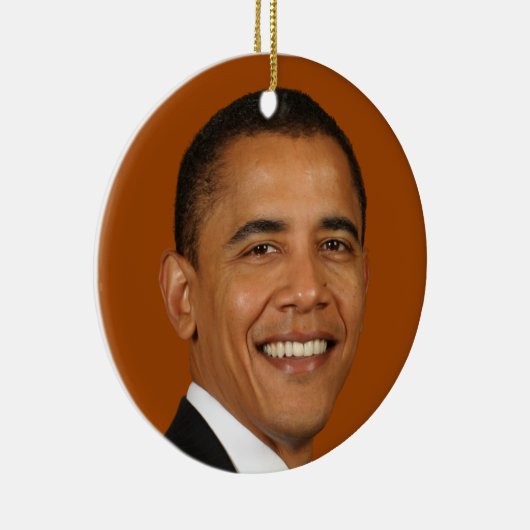 President Obama Keramisch Ornament (Rechts)