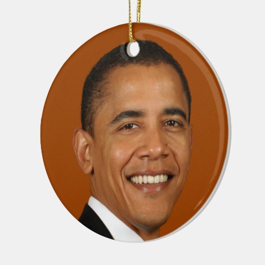 President Obama Keramisch Ornament (Links)
