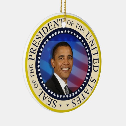 President Obama Keramisch Ornament (Rechts)