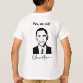President Obama - Kind snoepgoed T-shirt (Achterkant)
