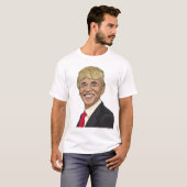 President Obama met Trump's Hair T-shirt (Voorkant volledig)