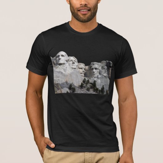 PRESIDENT OBAMA - MOUNT RUSHMORE T-SHIRT (Voorkant)