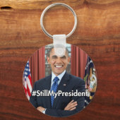 President Obama: Nog steeds mijn President Sleutel Sleutelhanger (Voorkant)