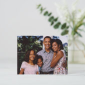 President Obama Ons eerste Briefkaart (Staand voorkant)