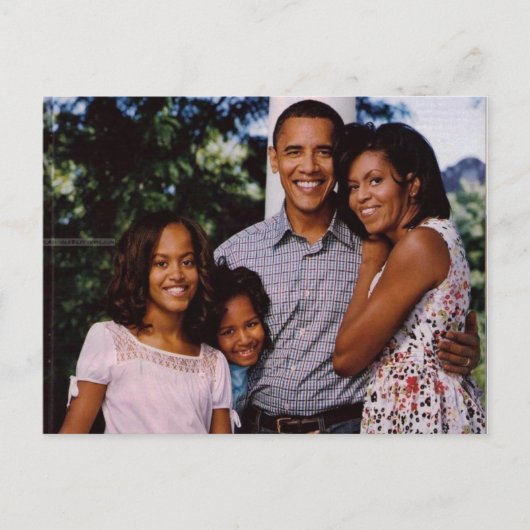 President Obama Ons eerste Briefkaart (Voorkant)