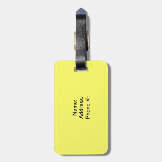 President Obama Pop Art Bagagelabel (Achterkant verticaal)