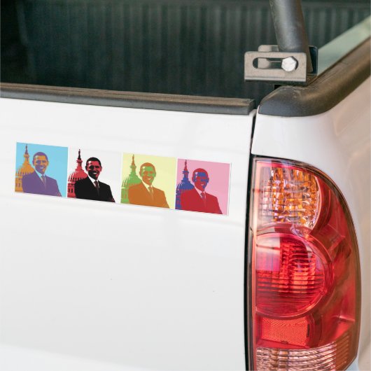 President Obama Pop Art Bumpersticker (Op Truck)