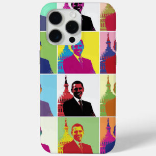 President Obama Pop Art iPhone 15 Pro Max Hoesje