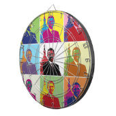President Obama Pop Art Dartbord (Voorkant Rechts)
