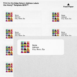 President Obama Pop Art Etiket