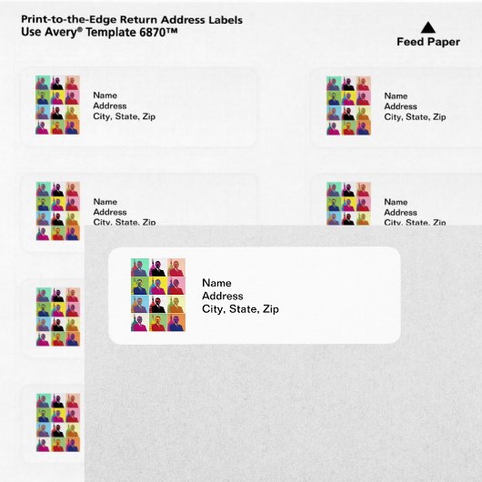 President Obama Pop Art Etiket