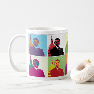 President Obama Pop Art Koffiemok