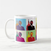 President Obama Pop Art Koffiemok (Links)