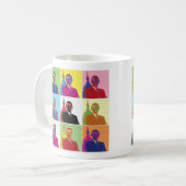 President Obama Pop Art Koffiemok (Voorkant links)