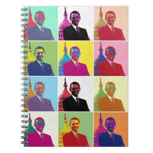President Obama Pop Art Notitieboek