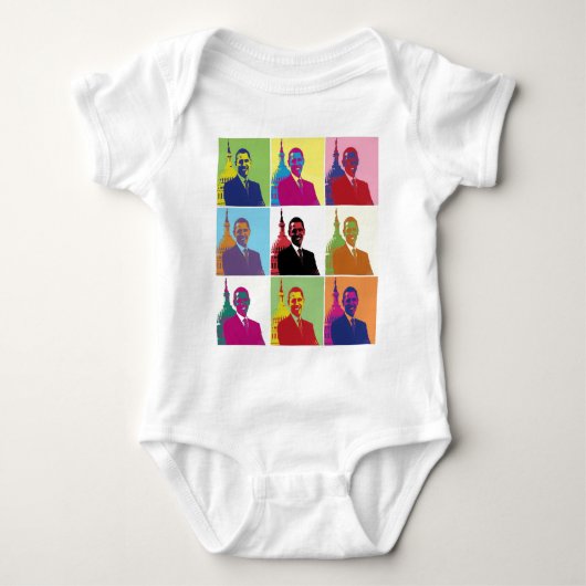 President Obama Pop Art Romper (Voorkant)