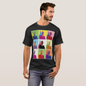 President Obama Pop Art T-shirt (Voorkant volledig)
