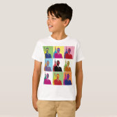 President Obama Pop Art T-shirt (Voorkant volledig)
