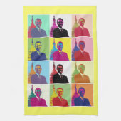 President Obama Pop Art Theedoek (Verticaal)