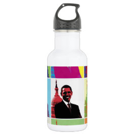 President Obama Pop Art Waterfles