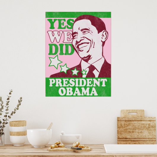  President Obama Poster (Keuken)