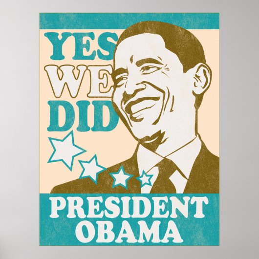  President Obama Poster (Voorkant)