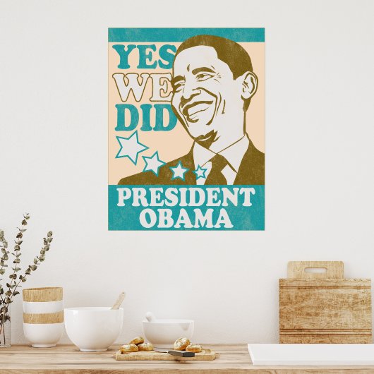  President Obama Poster (Keuken)