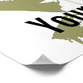 President Obama - Poster - sjabloon (Hoek)