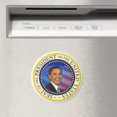 President Obama presidentiële inauguratie groot 3" Magneet (Insitu (Vaatwasser))