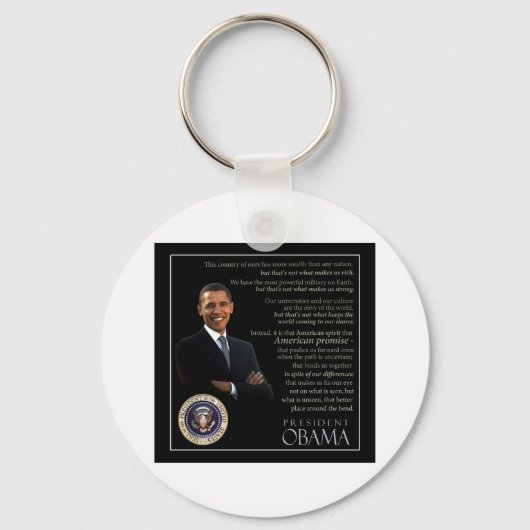 President Obama-prijsopgave Sleutelhanger (Voorkant)