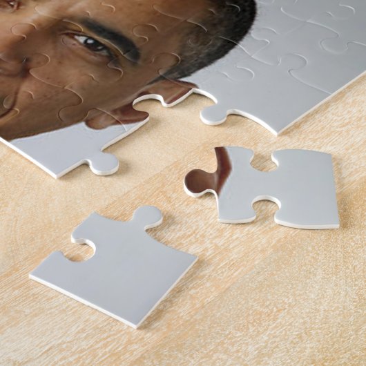 PRESIDENT OBAMA-PUZZLE LEGPUZZEL (Zijkant)