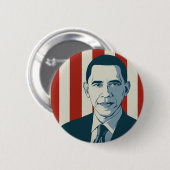 President Obama Ronde Button 5,7 Cm (Voorkant /achterkant)
