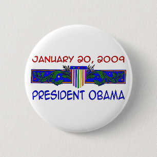 President Obama Ronde Button 5,7 Cm