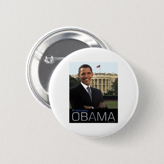 President Obama Ronde Button 5,7 Cm (Voorkant /achterkant)