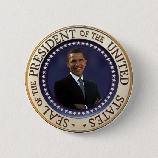 President Obama Ronde Button 5,7 Cm (Voorkant)