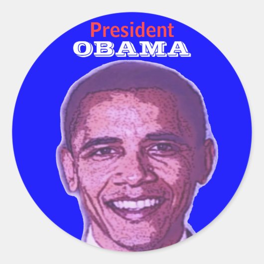 President OBAMA Sticker (Voorkant)