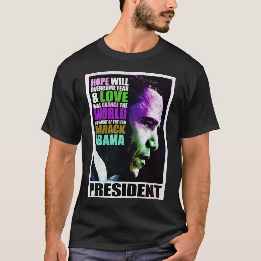 President Obama  T-Shirt (Voorkant)