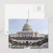 President Obama The SWEARING-IN Herdenking Briefkaart (Voorkant / Achterkant)