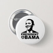 President Obama-toets badge Ronde Button 5,7 Cm (Voorkant /achterkant)