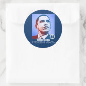 President Obama, verandering is nu Sticker (Tas)