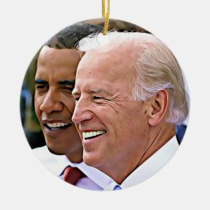 President Obama & Vice President Biden Keramisch Ornament