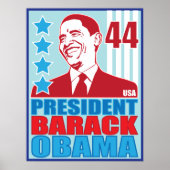 President Obama Vintage Poster (Voorkant)