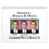 PRESIDENT OBAMA WINS CALENDER KALENDER (Hoes)