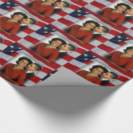 PRESIDENT-OBAMA-WRAPPINGSPAPIER CADEAUPAPIER (Hoek)