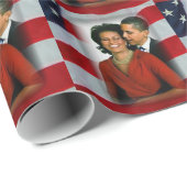 PRESIDENT-OBAMA-WRAPPINGSPAPIER CADEAUPAPIER (Rol Hoek)