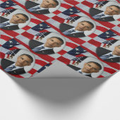 PRESIDENT-OBAMA-WRAPPINGSPAPIER CADEAUPAPIER (Hoek)