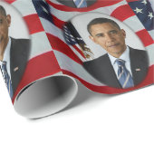 PRESIDENT-OBAMA-WRAPPINGSPAPIER CADEAUPAPIER (Rol Hoek)