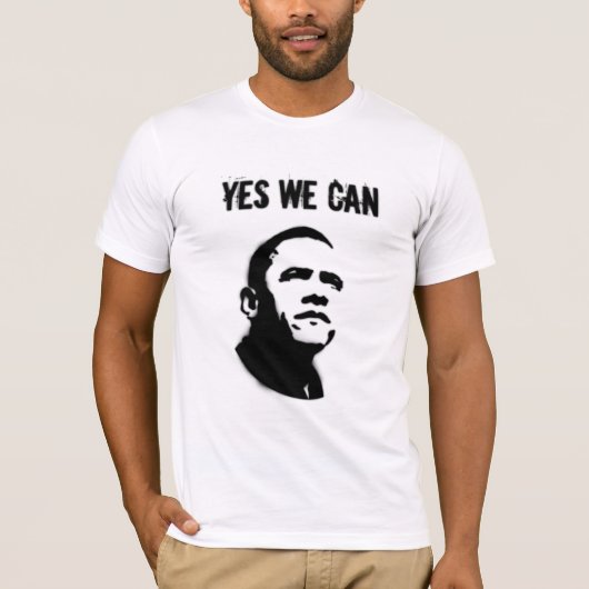 PRESIDENT OBAMA YWC-ONE STEICE SPEECH T-SHIRT (Voorkant)